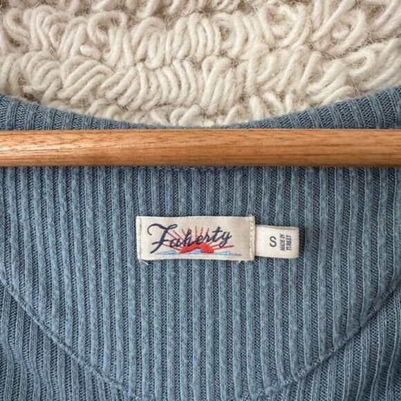 Faherty Henley Long Sleeve - Picture 3 of 5